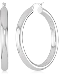 Argento Vivo Medium Tube Hoop