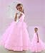NWT Brand New Flower Girl Pink Wedding Layers Dress