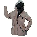 TAIGA Chamonix - Women's Gore-Tex Jacket for Extreme Wet Weather®, Khaki, MADE IN CANADA, 10 (bust: 38