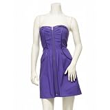 2b Sleeveless Zip Cotton Dress
