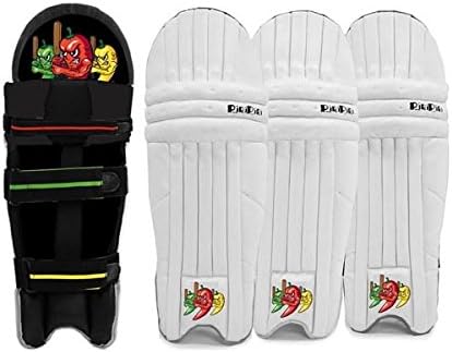 PiriPiri Chilli JUNIOR Cricket Batting Pads (Ambidextrous) Youths - Ambidextrous