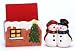 Snowman Salt and Pepper, Brick House Napkin Holder