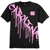 North Carolina Team Edition Drips 2 Tee - Men's ( sz. L, Black/Neon Pink : North Carolina )