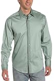 Cubavera Men's Long Sleeve Cotton Printed Poplin Shirt