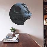 UR Home Decor 45cm Removable Death Star Wars Wall Stickers Art Vinyl Decal Kids Bedroom Home Wall De