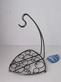 Modern Circles Black Nickel Finish Banana Tree Stand Hanger