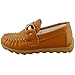 DADAWEN Boy's Girl's Classic Slip-on Loafers Oxford Flat Shoes Yellow US Size 11.5 M Little Kid
