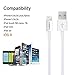 Cablex(TM)3PCS 10FT 8 Pin to USB Extra Long Lightning Syncing and Charging Cable Cord Wire for iPhone 6/6s/6 plus/6s plus, 5c/5s/5, iPad 4 Mini Air iPod Nano 7 iPod Touch 5( White)