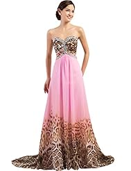 Strapless Floor Length Sweetheart Acrylic/Chiffon/Satin Ruched Lace-Up Beaded   Ball Gown Evening Dress/Prom Dress/Party Dress 