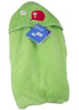 Baby Boutique&Acirc;&reg; Organic Ultra-Soft Baby Hooded Bath Towel, Color: Green, Features: Philadelphia Phillies