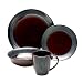 Joseph Abboud Mahogany Circles 16-Piece Dinnerware Set, Service for 4