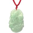 Natural Grade A Jadeite Jade Hand Carved Chinese Zodiac Amulet Pendant Necklace - Pig