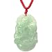 Natural Grade A Jadeite Jade Hand Carved Chinese Zodiac Amulet Pendant Necklace - Pig