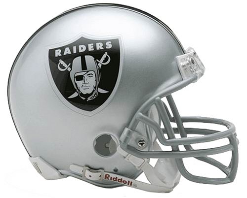 Riddell Oakland Raiders NFL Replica Mini Helmet w/Z2B Mask