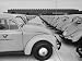 Parking Lot Outside of Volkswagen Plant Filled with Volkswagen Cars Photographic Poster Print by James Whitmore, 30x40