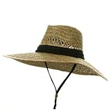 ML Wide Brim Straw Hat Natural Black W35S11D 41TZ1yeOH1L. SL160 ML Wide Brim Straw Hat Natural Black W35S11D