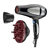 Conair 213XP Infiniti Professional Tourmaline Ceramic Technology Ionic Styler, Black