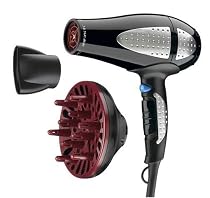 Conair 213X Infiniti Professional Tourmaline Ceramic Technology Ionic Styler, Black