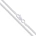 AGI Stamp Sterling Silver Wheat Chain 1.5mm Solid 925 Italy New Foxtail Spiga Necklace 21.9