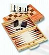Gamester - Combo Chess/Checkers/Backgammon Set Gaming Equipment