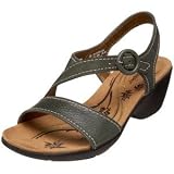 Hush Puppies Women's Alight Sandal,Green Leather,8 M US