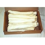 15 pcs of 10 x 1 White Rawhide Retriever Rolls