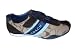 Coach Jenney Signature Khaki/Lt Blue 12CM Suede Sneaker Shoes A1625 KLB 9
