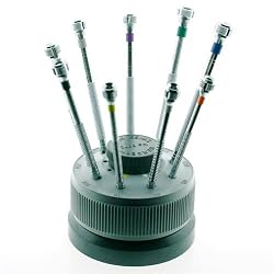 Bergeon Mini Screwdriver Set of 9 With Stand