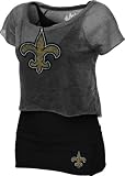 New Orleans Saints Women's Double Hit Top - Touch by Alyssa Milano