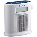 Sony ICFS79W AM/FM/Weather Band Digital Tuner Shower Radio (White)