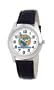 Disney Women's D171S006 Tigger Black Leather Strap Watch