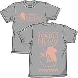 新世紀エヴァンゲリオン ネルフ本部 Tシャツ ライトグレイ ： サイズM