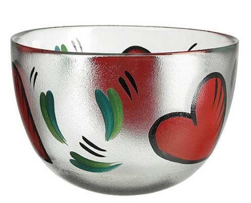 Kosta Boda Hearts Large Bowl