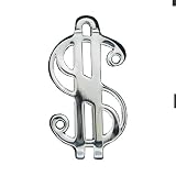 Silver tone Dollar Sign Money Clip