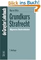 Grundkurs Strafrecht. Allgemeine Strafrechtslehre (Gruyter - de Gruyter Lehrb�cher) (de Gruyter Lehrbuch)
