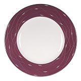 Royal Doulton Precious Platinum 9-Inch Accent Plate, Raspberry