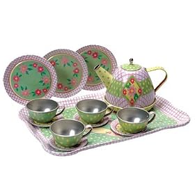 Children's Tin Tea Set