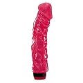 Orion 550353 Big Jelly Vibrator pink Ge�derter Vibrator aus Jelly-Gleitmaterial.  Sehr biegsam. 23 cm lang, � 4,5 cm, Stufenlos regelbar.