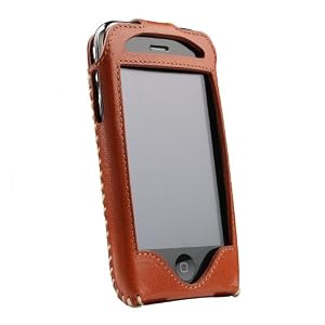 Sena 154977S Sarach LeatherSkin Case for the iPhone 3G & iPhone 3GS  (Tan/Cream)