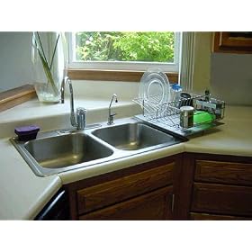 discount Zojila 'Rohan' Dish Rack Drainer  Utensil holder and Drain board, Stainless Steel Self Draining for sale