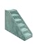 6 Step Tiny Pet Stairs - Green