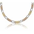 Tri-Color Figaro Chain
