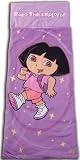 Matching Bedrooms Soft Dora The Explorer Kids Snuggle Sac Sleeping Bag with Attached Pillow and Carry Bag New