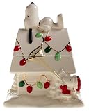 Lenox Snoopy's Christmas Earthenware Cookie Jar