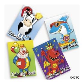 72-pack of Kid's Coloring Books ~ Great Party Favors!