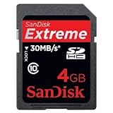 SanDisk Extreme 4 GB SDHC Card (SDSDX3-004G-P31)