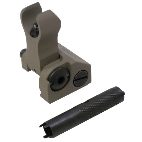 Troy Industries Front Folding Tritium HK Style Battle Sight Flat Dark