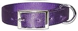 Double Ply Nylon Collar 1 in. x 20 in. Neon Purple