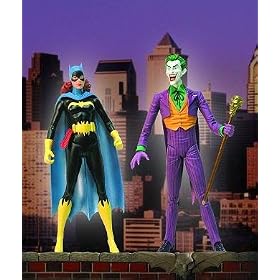 Classic Silver Age Batgirl and Joker Deluxe Action Figure Set by