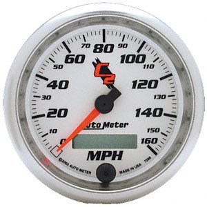 Auto Meter 7288 C2 In-Dash Programmable Speedometer Gauge